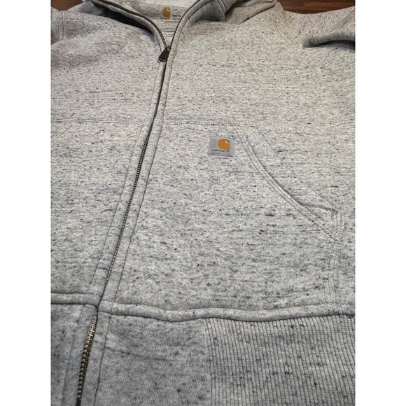 Women's Carhartt relaxed fit Sherpa lined zip up jacket.  Size Medium cozy warm - Picture 2 of 7